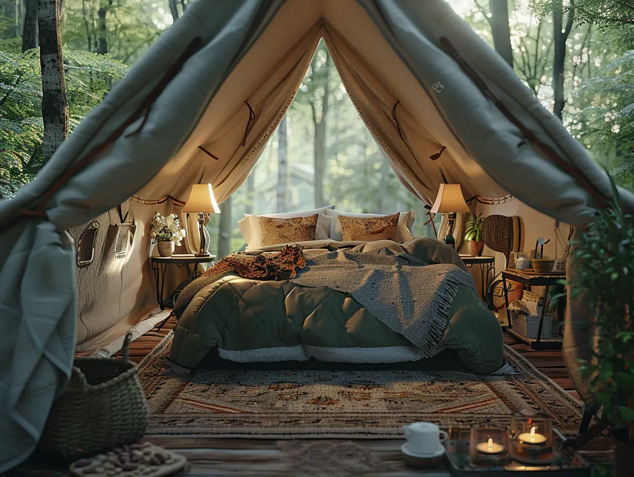 Transformer son camping en expérience de luxe avec le lit de camp parfait