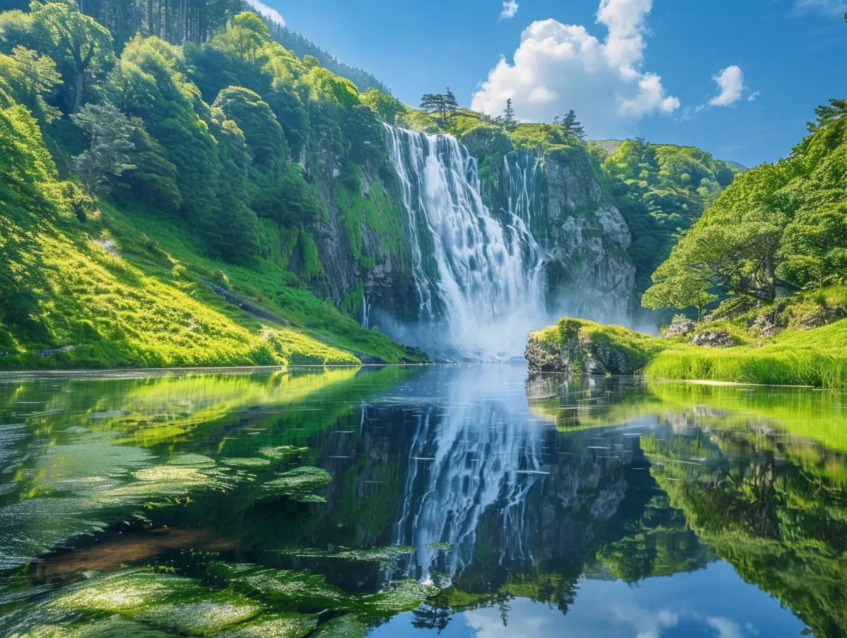 Découvrir Powerscourt Waterfall : merveille naturelle d’Irlande