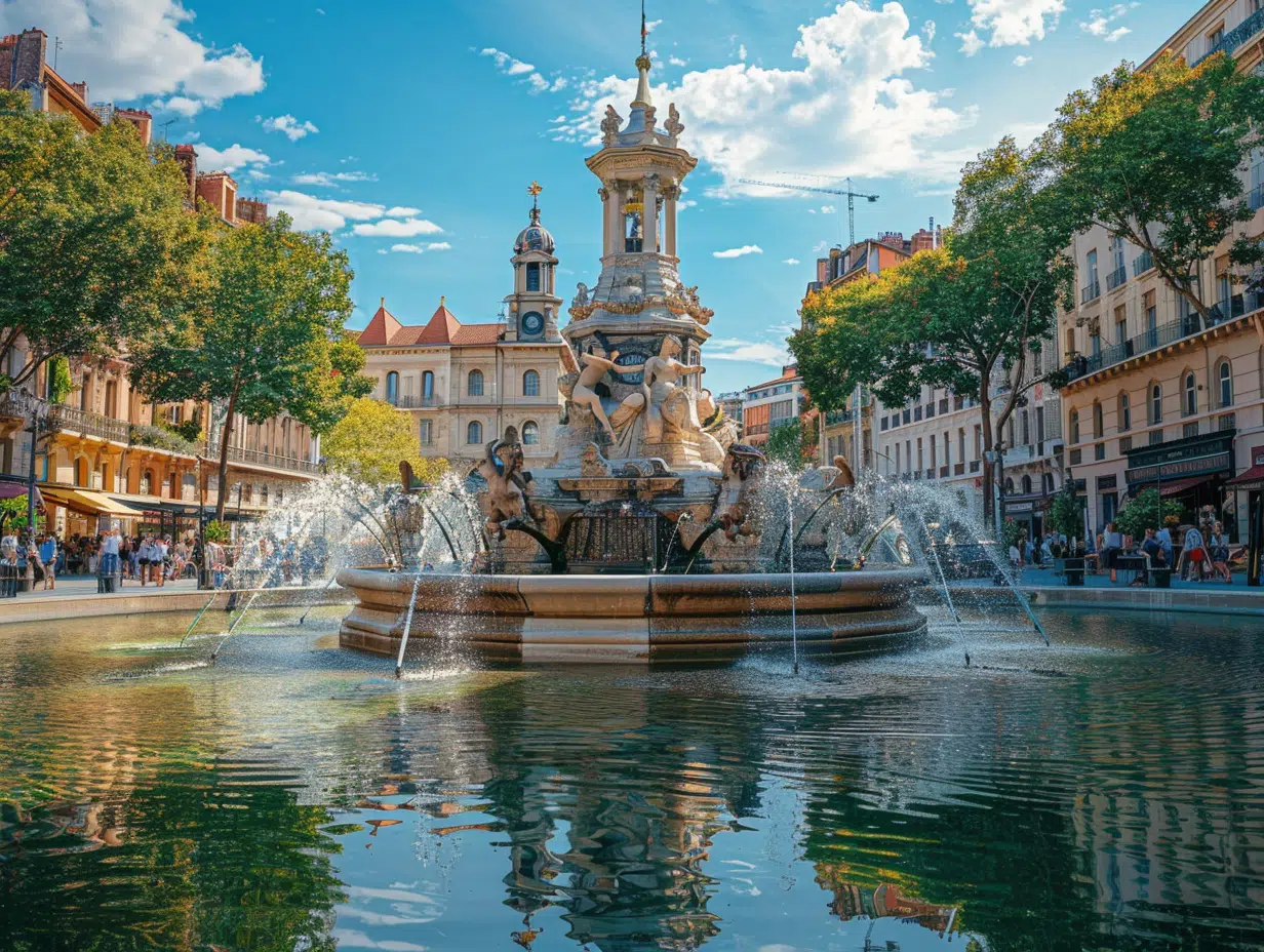 Découverte de la Fontaine Bartholdi à Lyon : histoire et secrets