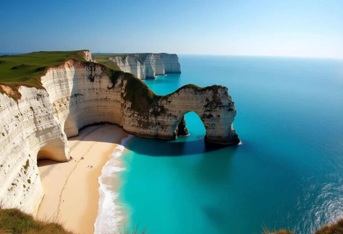 Les secrets cachés de la plage d’Étretat : un joyau normand